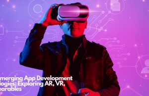 USA’s Emerging App Development Technologies: Exploring AR, VR, and Wearables Person using VR headset