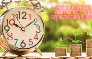 What is the average hourly rate for a Web App developer in the US? Web Developer Salary Banner