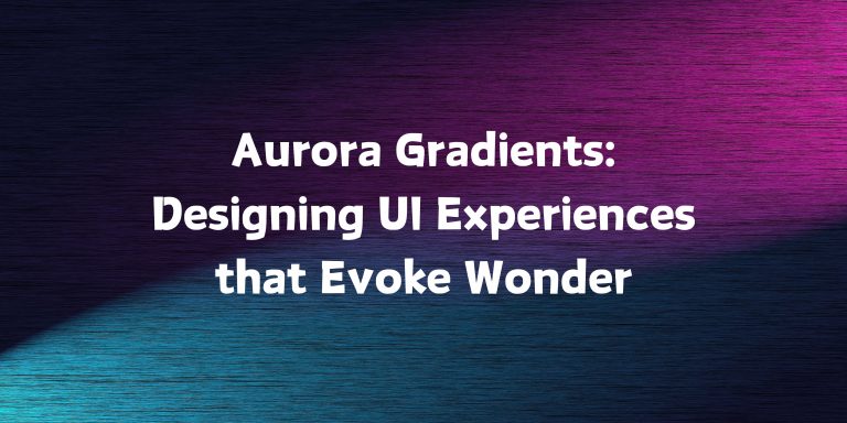 Aurora Gradient Banner