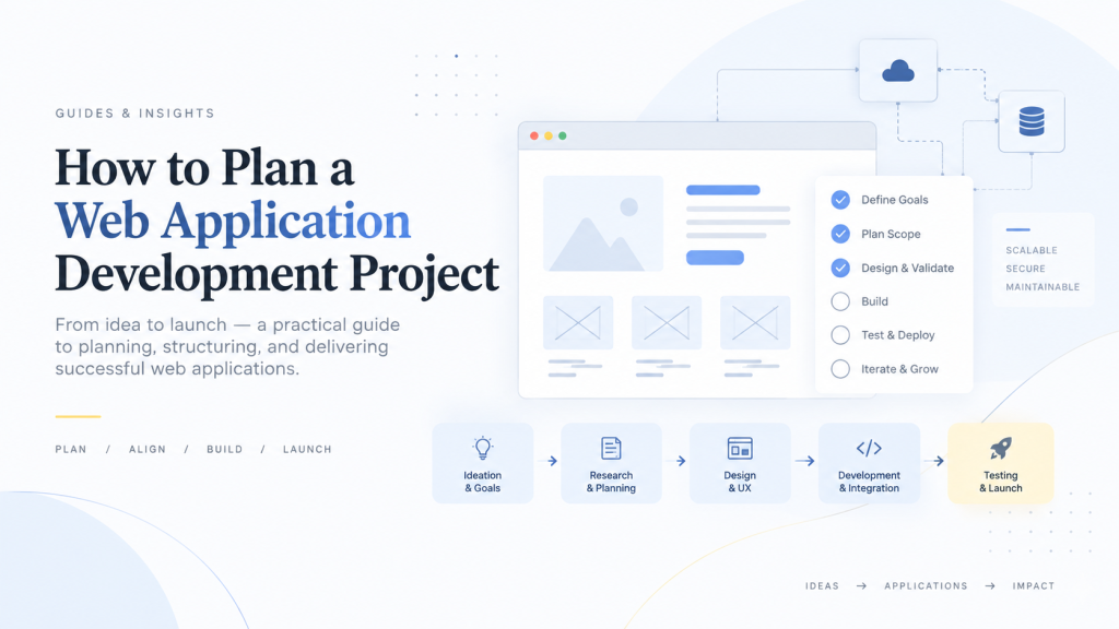 How to Plan a Web Application Development Project