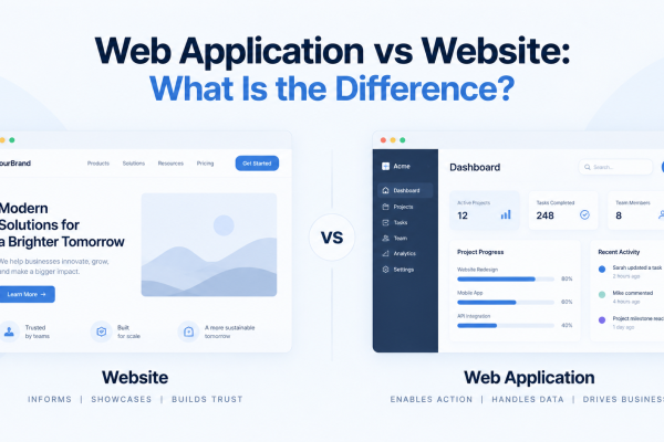 Web Application vs Website: What Is the Difference?